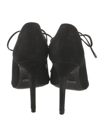 Schutz Suede Lace-Up Boots