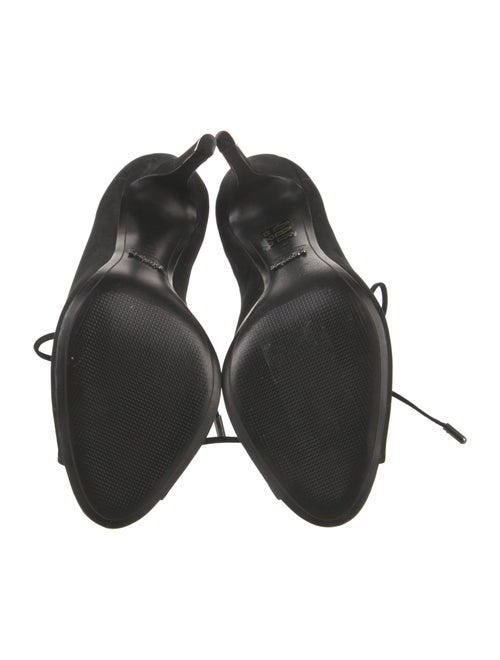 Schutz Suede Lace-Up Boots