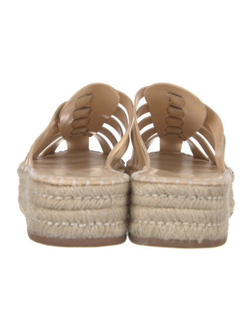 Schutz Leather Espadrilles