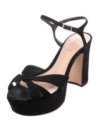 Schutz Suede Sandals
