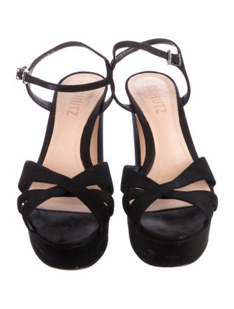 Schutz Suede Sandals