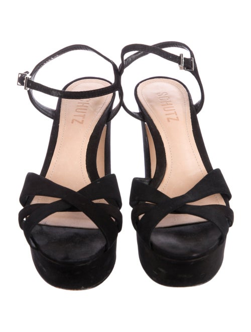 Schutz Suede Sandals