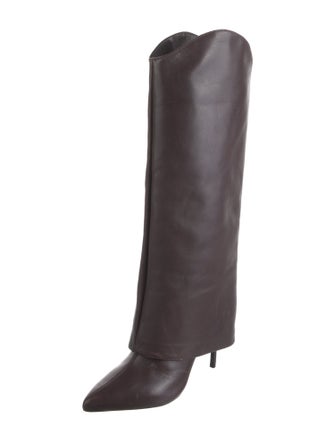 Schutz Leather Riding Boots