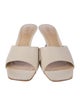 Schutz Leather Slides
