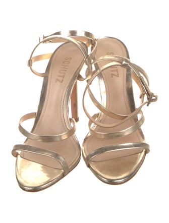 Schutz Leather Sandals