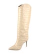 Schutz Embossed Leather Boots