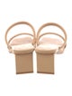 Schutz Leather Slides