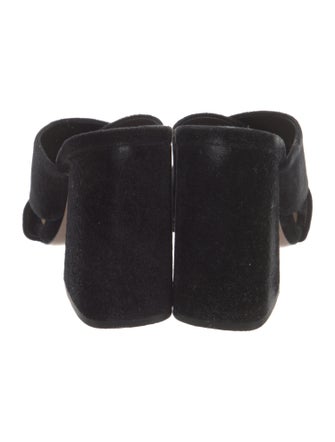 Schutz Velvet Slides