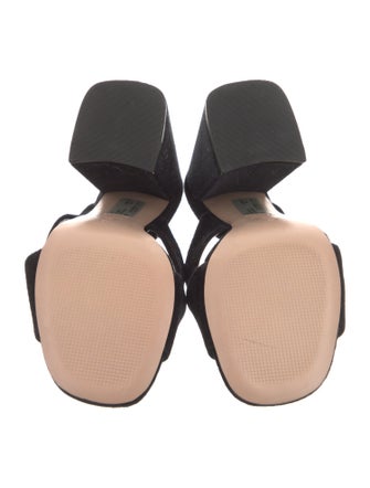 Schutz Velvet Slides