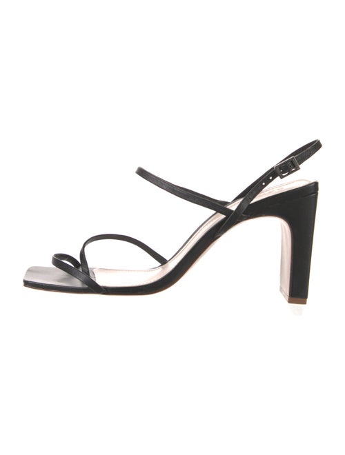 Schutz Leather Slingback Sandals