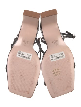 Schutz Leather Slingback Sandals