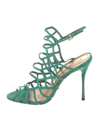Schutz Suede Sandals