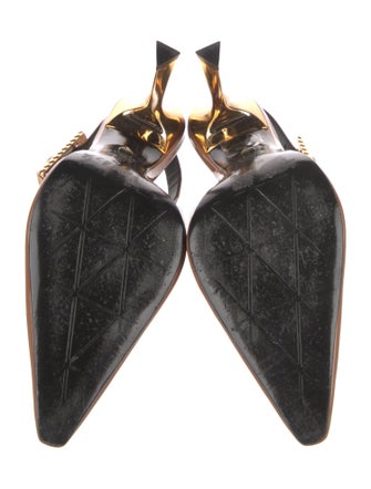 Schutz Patent Leather Slingback Pumps