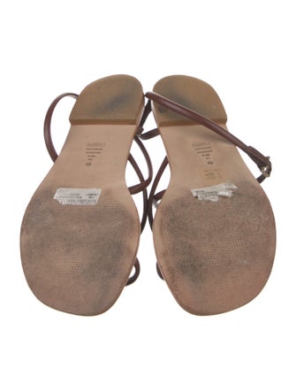 Schutz Leather Gladiator Sandals