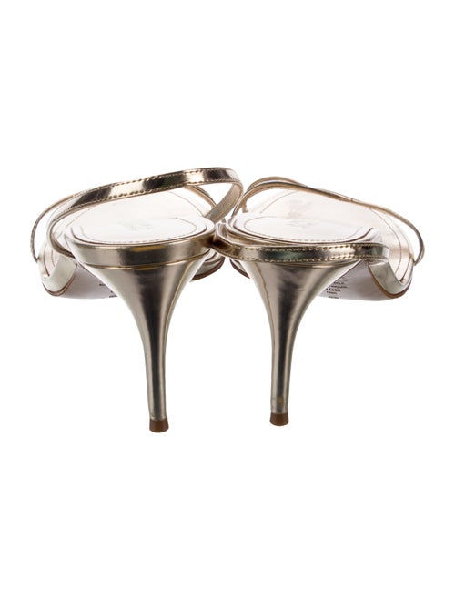 Schutz Leather Slingback Sandals