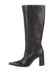 Schutz Leather Whipstitch Trim Boots