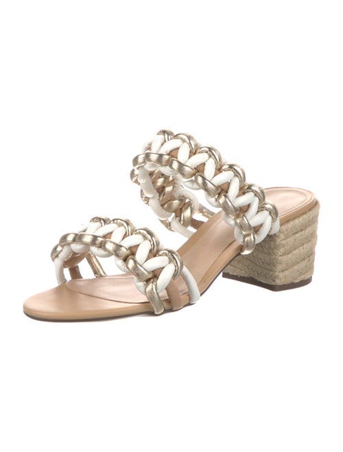 Schutz Leather Slides