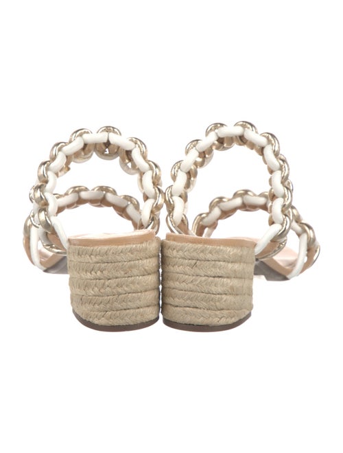 Schutz Leather Slides