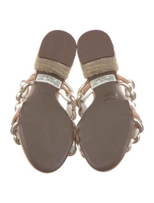 Schutz Leather Slides