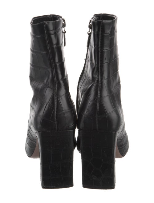 Schutz Embossed Leather Boots