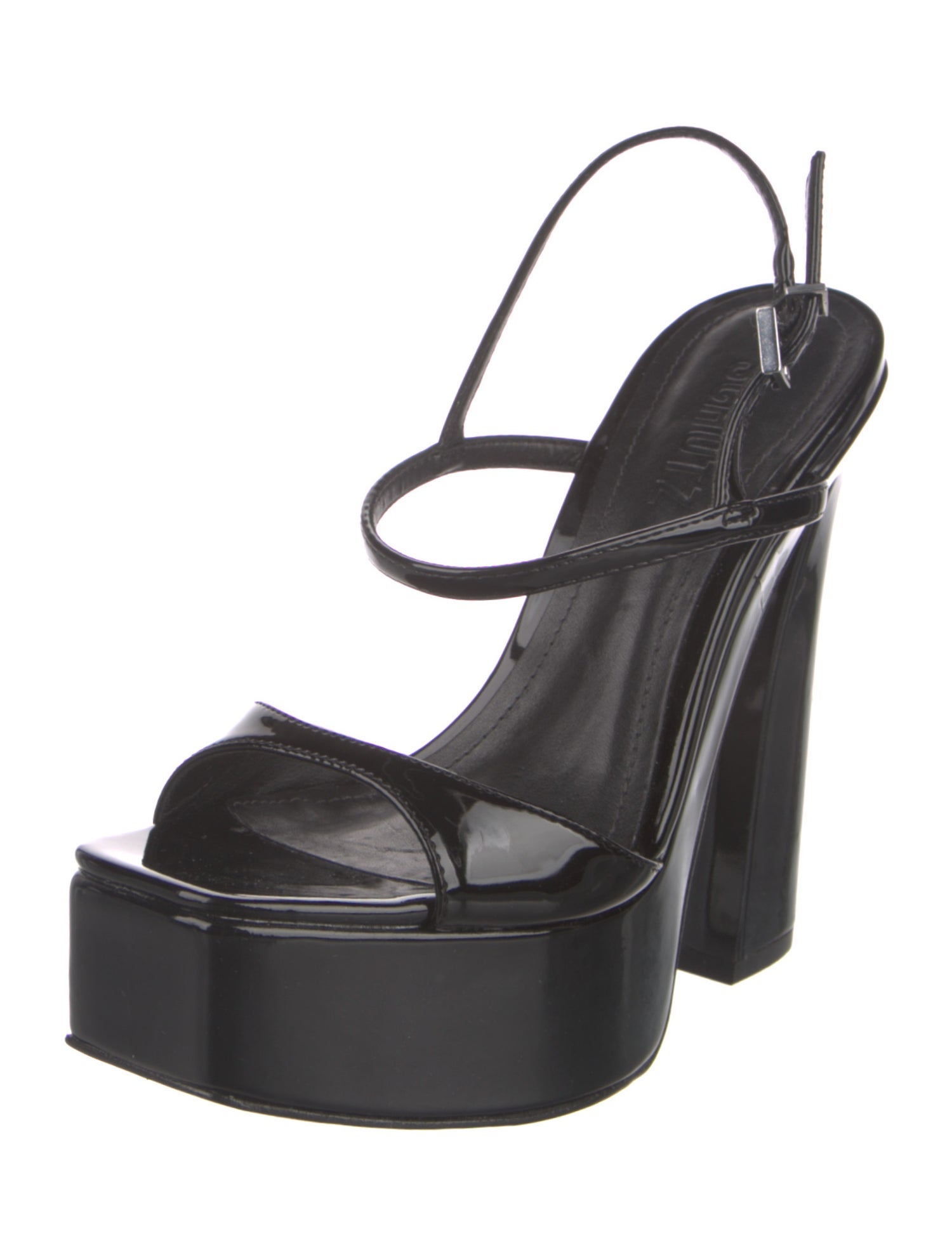 Schutz Leather Slingback Sandals