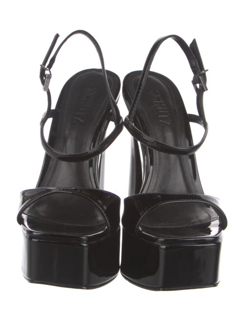 Schutz Leather Slingback Sandals