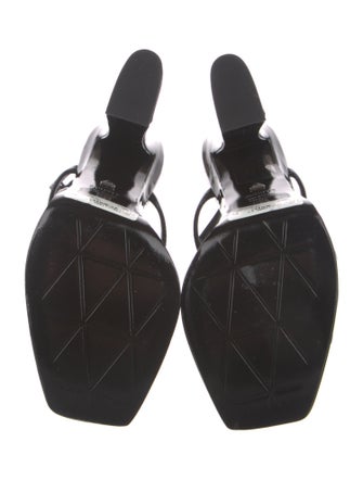 Schutz Leather Slingback Sandals