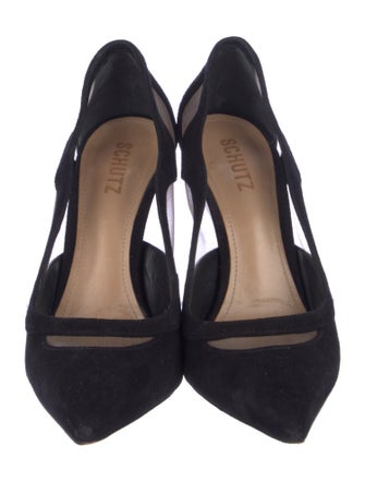 Schutz Suede D'Orsay Pumps