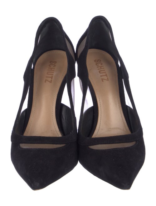 Schutz Suede D'Orsay Pumps