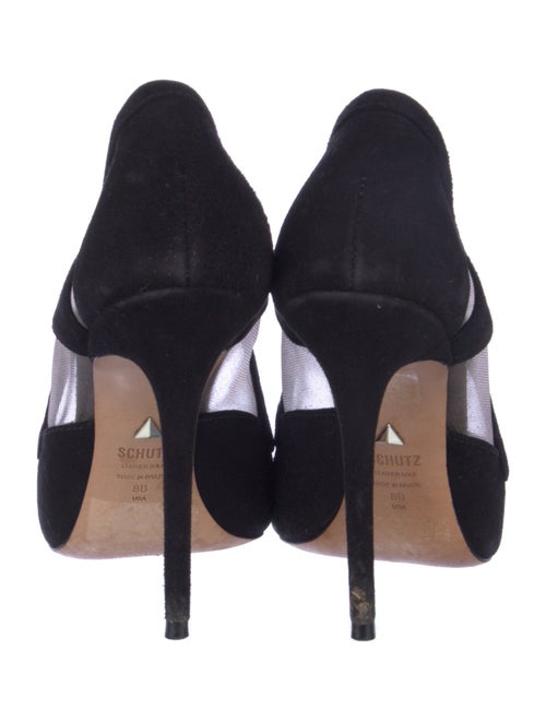 Schutz Suede D'Orsay Pumps