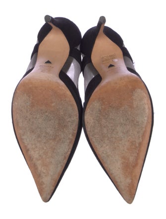 Schutz Suede D'Orsay Pumps