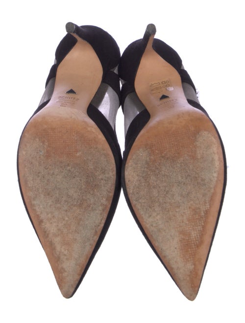 Schutz Suede D'Orsay Pumps