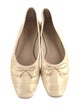 Schutz Embossed Leather Ballet Flats