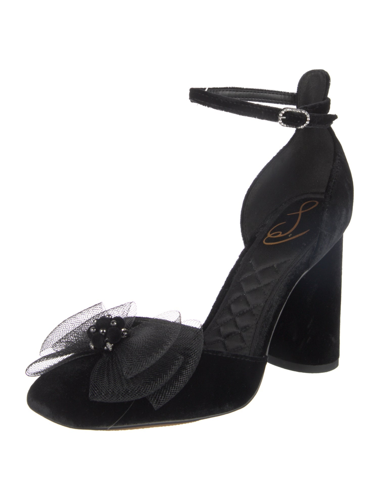 Schutz Velvet D'Orsay Pumps