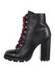 Schutz Leather Lace-Up Boots