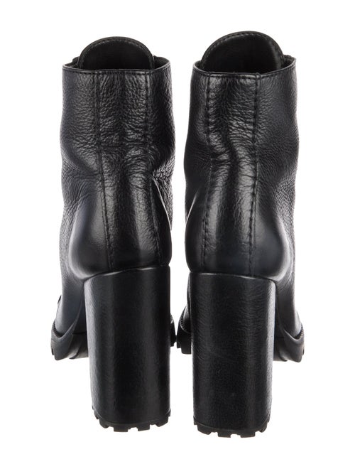 Schutz Leather Lace-Up Boots