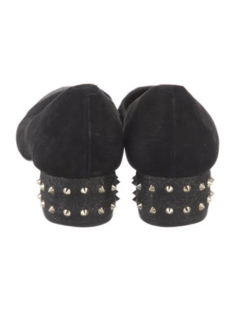 Schutz Suede Glitter Accents Pumps