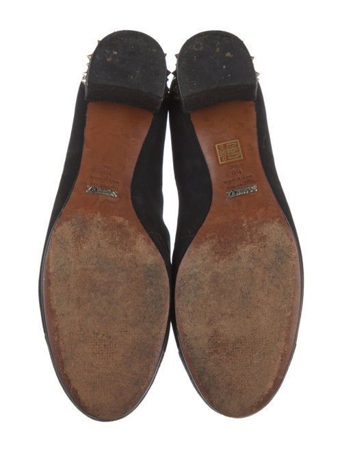 Schutz Suede Glitter Accents Pumps