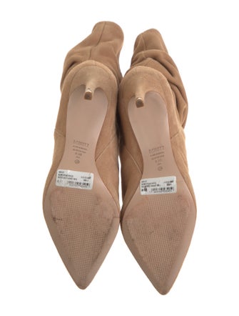 Schutz Suede Slouch Boots