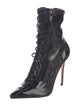 Schutz Leather Lace-Up Boots