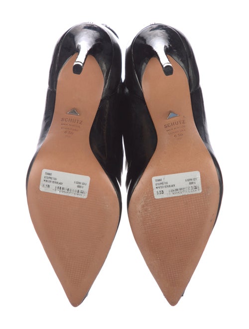 Schutz Leather Lace-Up Boots