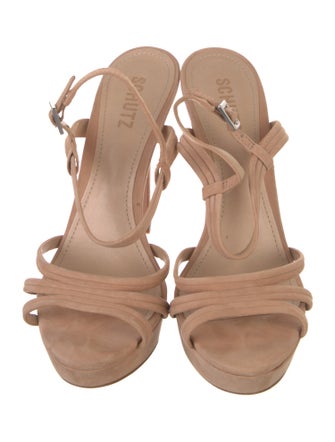 Schutz Suede Sandals