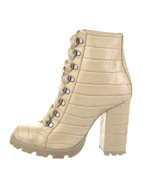 Schutz Leather Lace-Up Boots