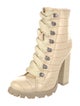 Schutz Leather Lace-Up Boots