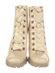 Schutz Leather Lace-Up Boots