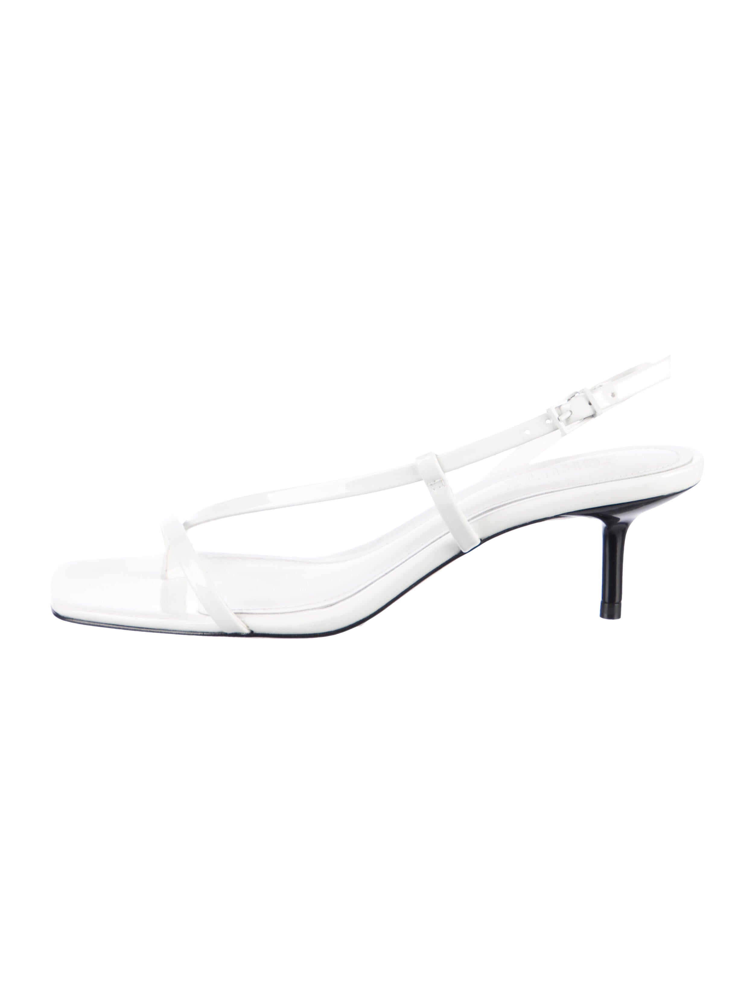 Schutz Patent Leather Slingback Sandals