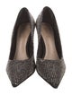 Schutz Suede Crystal Embellishments Pumps