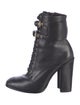 Schutz Leather Combat Boots