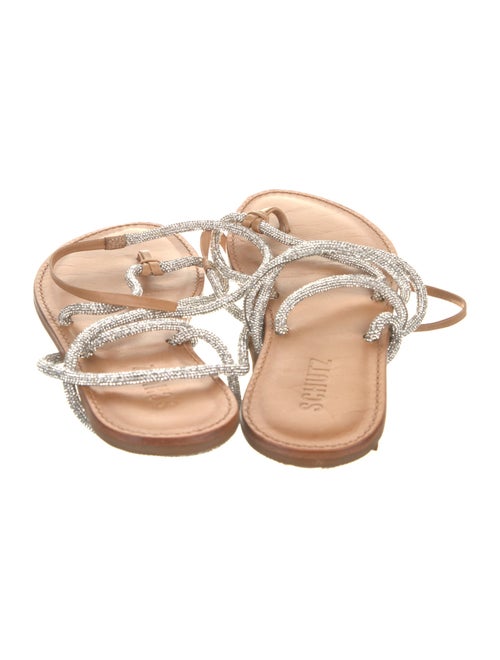 Schutz Leather Gladiator Sandals