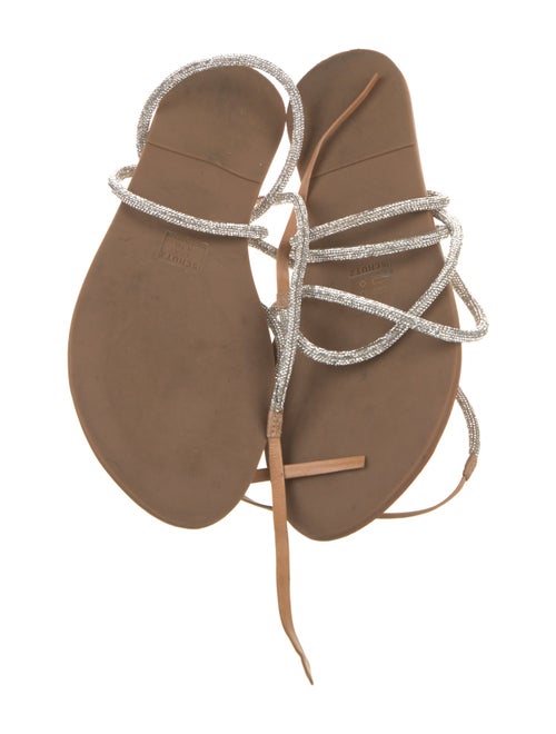 Schutz Leather Gladiator Sandals